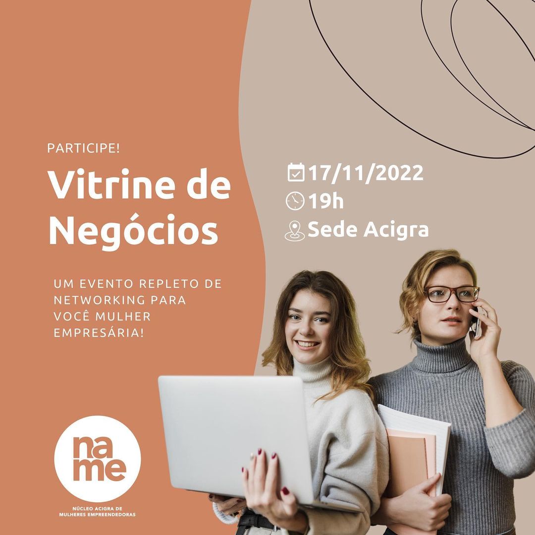 Venha participar da 4ª Edição do Vitrine de Negócios!